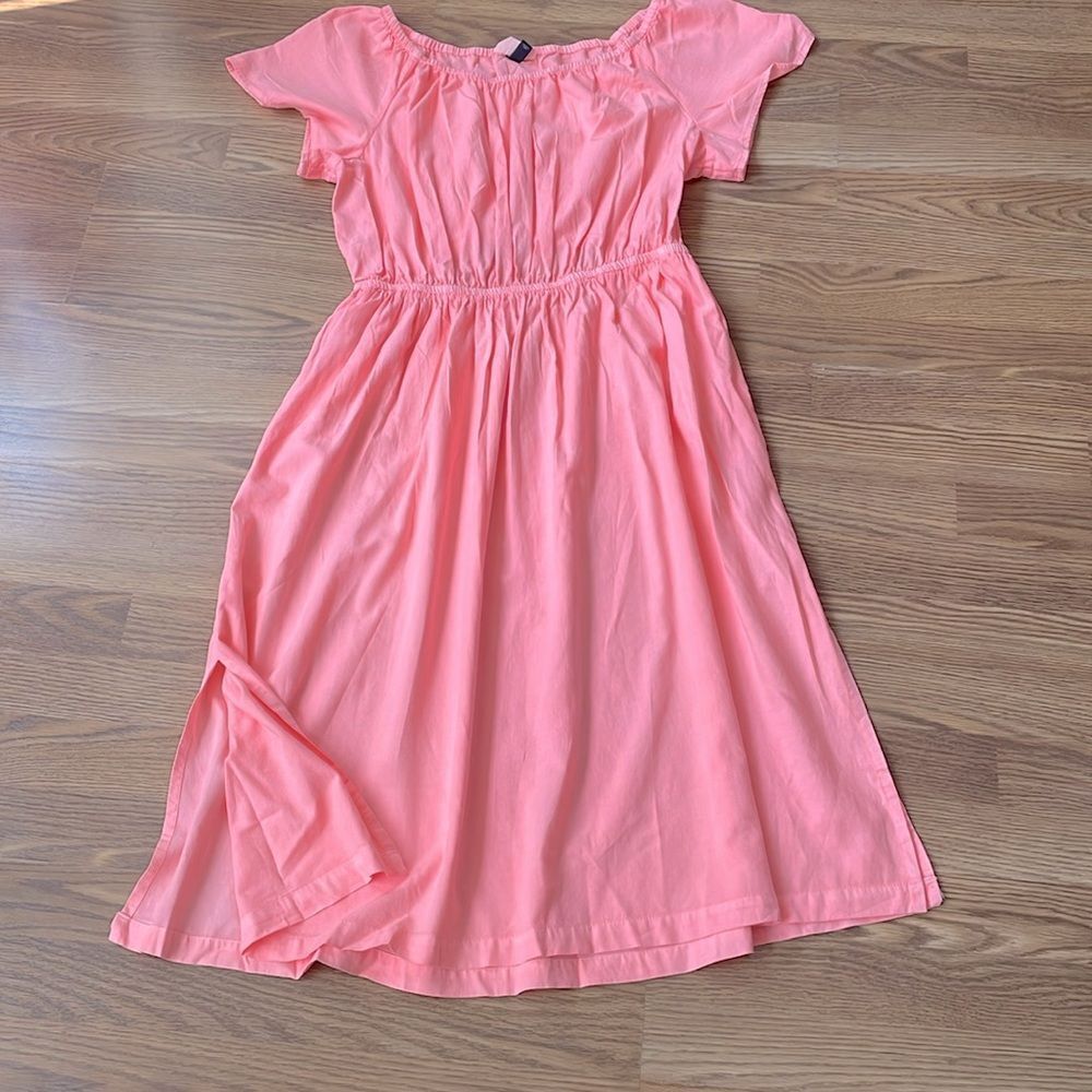 Universal Thread Short Sleeve Cut Out Back Dress Pink Orange XXL - Picture 3 of 10